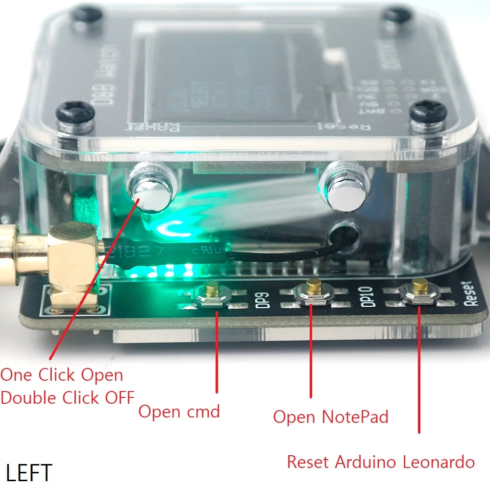 DSTIKE D & B ð, Deauther & BAD USB, ESP8266 Atmega32u4 Arduino Leonardo, V4