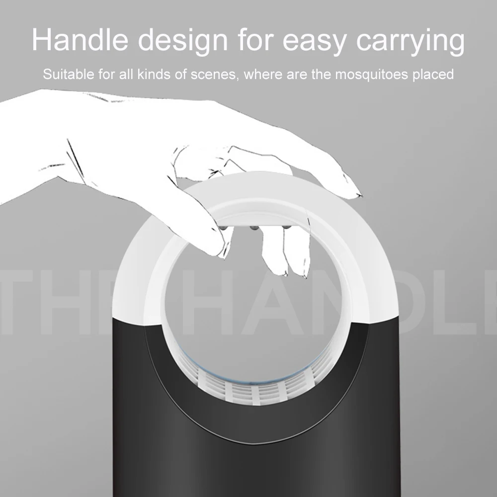 USB светодиодный 5 Вт DC5V безголосный светильник-ловушка для насекомых, насекомых-вредителей, электрическая лампа от комаров, светильник от комаров, модная Летающая насекомая