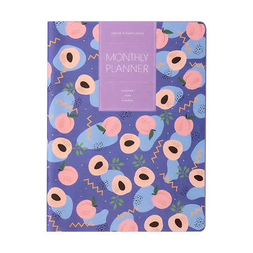 

2020 Colorful Month Plan Book Agenda Book 25.3*18.7cm 64P Korean Fashion Scheduler Gift