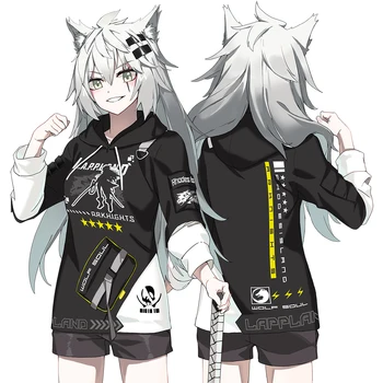 

Anime Game Arknights Lappland Loose Hoodie Sweatshirt Coat Cosplay Men Women Student Spring Autumn Unisex Casual pullover Tops