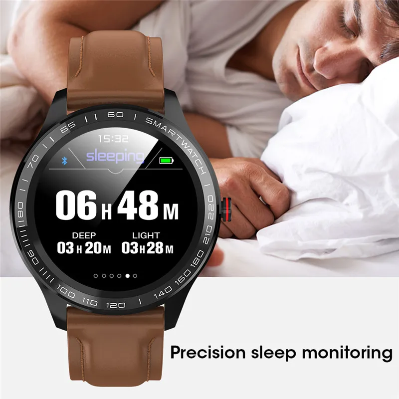  L9 ECG PPG Smart Watch Men Bluetooth Watches t Smartwatch IP68 Waterproof Heart Rate Blood Pressure - 4000297474245