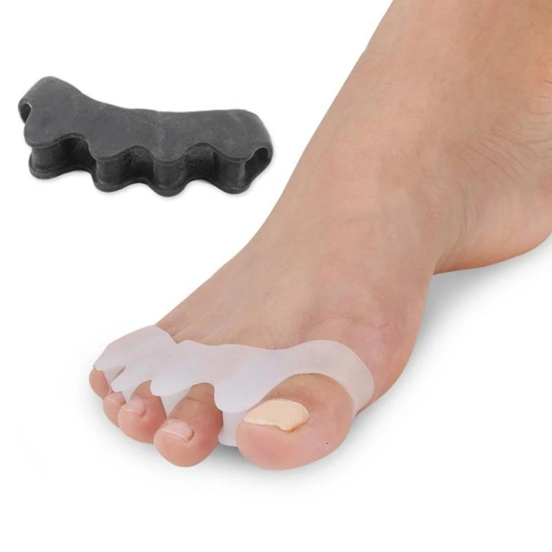 1 Pair/2 Pcs Silicone Hallux Valgus Corrector Toe Separators Bunion Correctors Foot Finger Splitter Thumb Spacer Feet Spreader