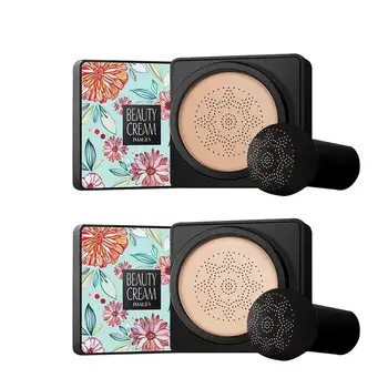 

Korean Mushroom Head BB Air Cushion Foundation CC Cream Concealer Whitening Makeup Cosmetic Brighten Face Base Waterproof