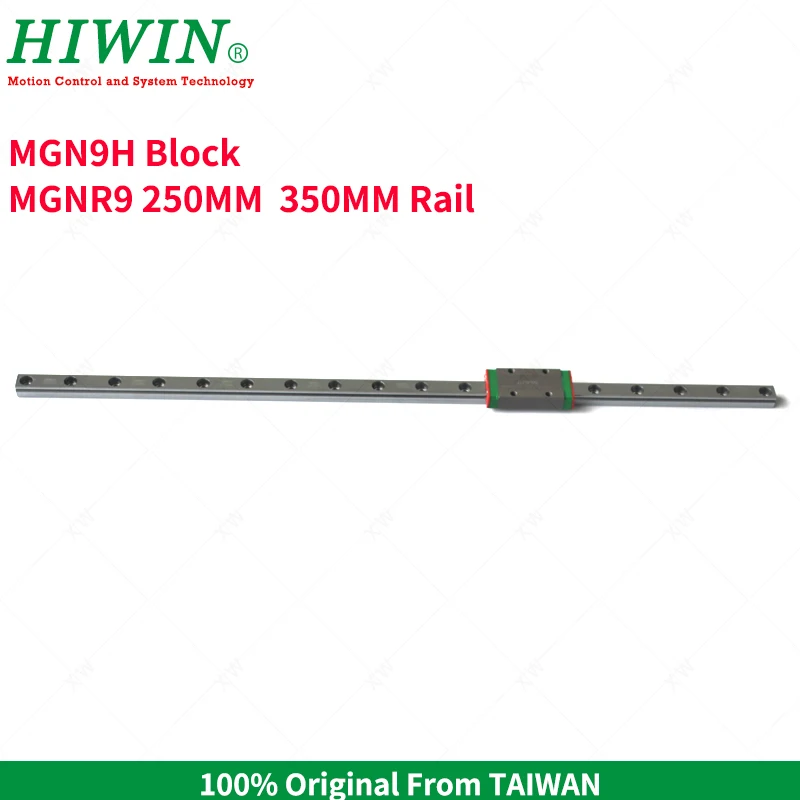 

Free Shipping HIWIN Stainless Steel MGN9 250mm 350mm Linear Rail with MGN9H Slider Block Carriage for 3D Printer