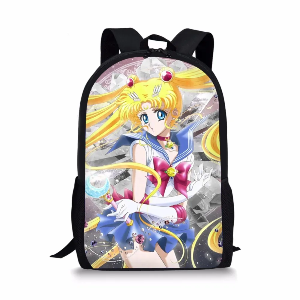 HaoYun/модный детский рюкзак с рисунком Сейлор Мун, школьная сумка для студентов, мультяшный дизайн аниме, подростковые книжные сумки, Mochila