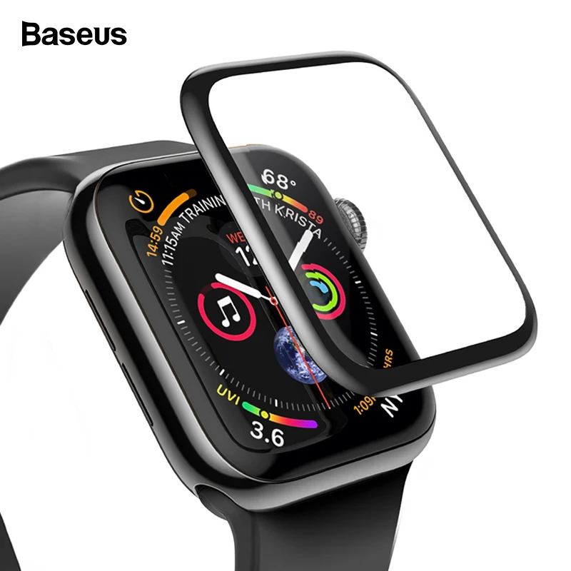 Защитная пленка Baseus 9D для iWatch 3 2 1 i Watch из закаленного стекла для Apple Watch 3 2 1 серии 38 мм 42 мм