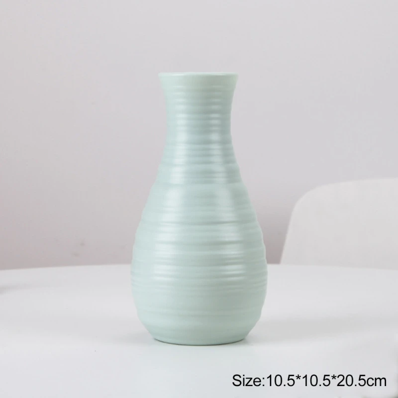Оригами пластиковая ваза скандинавский геометрический горшок дома Композиция растений горшок ваза Цветочная ваза украшение - Цвет: 17x9cm