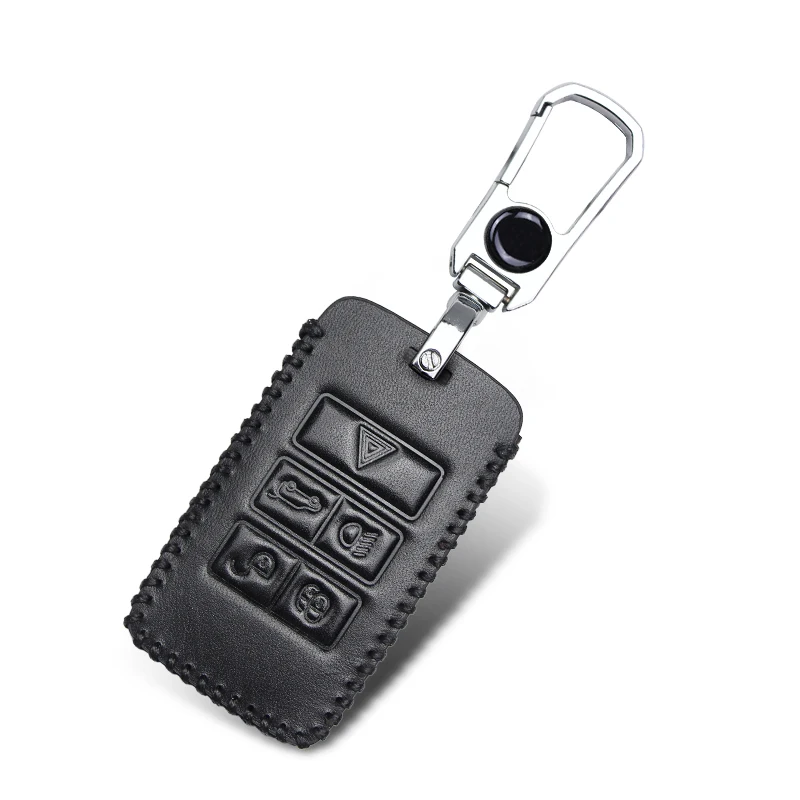 Кожаный чехол для ключей автомобиля для Land Rover A9 Range Rover Evoque Freelander 2 Discovery Sport 4 Vogue X8 XFR LR4 для Jaguar XE XJ