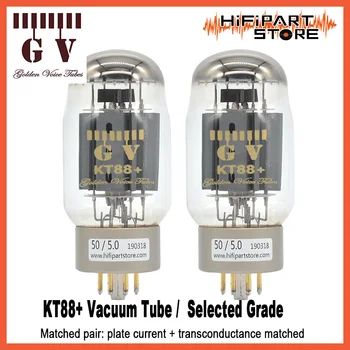 

2pc Golden Voice KT88+ Matched Pair Tube replace Shuguang psvane JJ gold lion fullmusic KT88-98 KT88-Z KT88-T