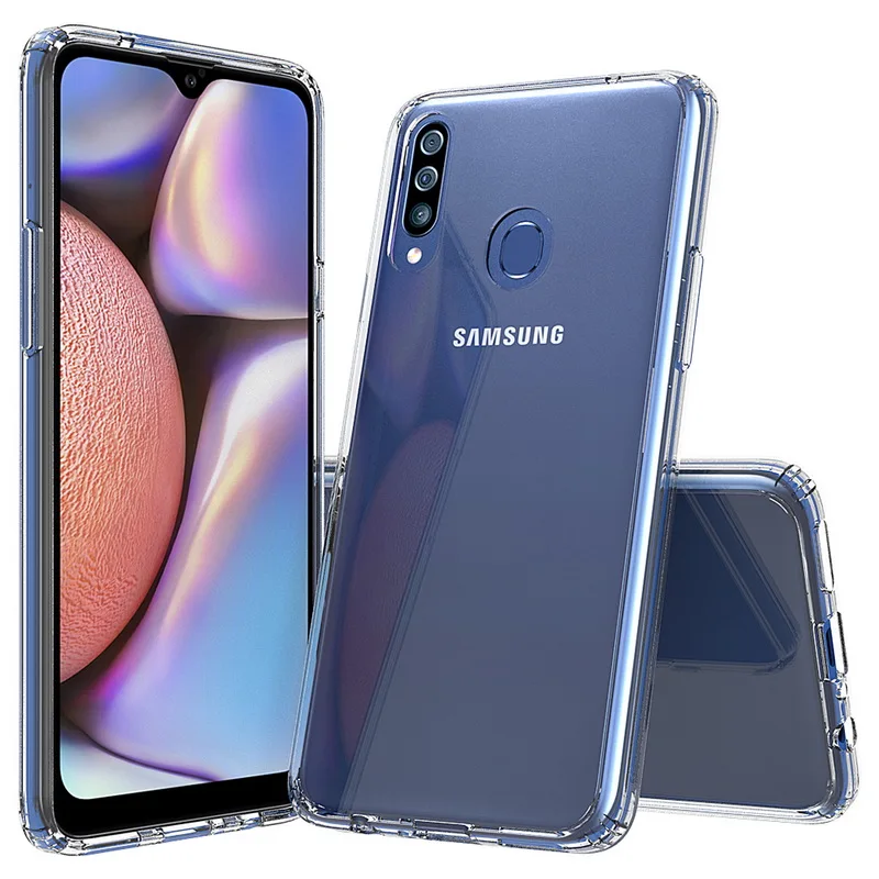 Для samsung A20S чехол Кристальный Гибридный Бампер прозрачная твердая акриловая задняя крышка для samsung Galaxy A20S чехол для телефона s A 20 S A20 S