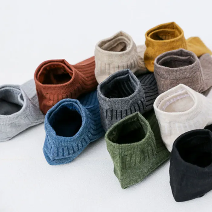 1 Pair Women Cotton Socks Casual Short Breathable Boat Socks Summer Sports Silicone Non-slip Sock LF88