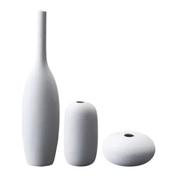 

Drawing Ceramic Vase Home Decoration Figurines White Ceramic Dry Flower Vases Wedding Gifts Living Room Decor Ornament Flowerpot