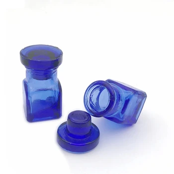 

2Pcs Dental Glass Medicine Bottle Glass Bottle for Dentist Clinic Use
