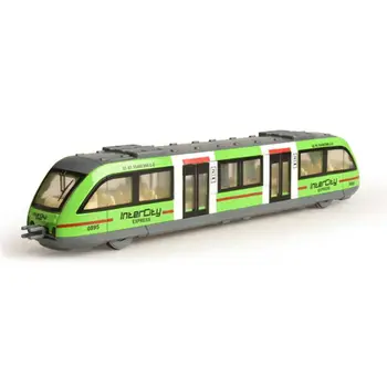

1:64 Magnetic Pull Back Alloy Connected Subway Metro Track Train Alloy Model Toy 090B