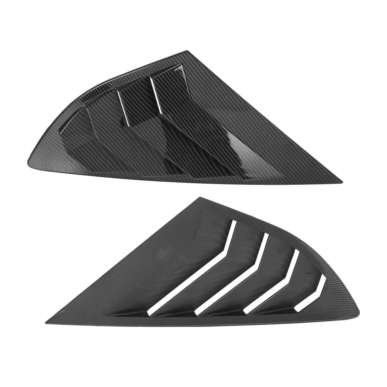 Car Side Window Louver 1 Pair Car Rear Side Vent Window Scoop Louvers Shutter Cover For Ford Mondeo Fusion 2013 2014 2015