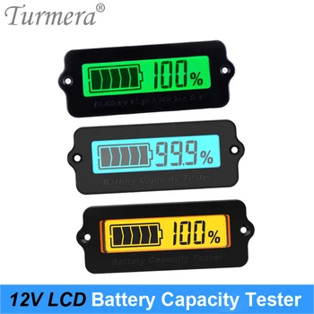 

Turmera 12V Battery Capacity Indicator to Lead Acid and Li-ion Battery for Solar Power System and Uninterrupted Power Supply 12V