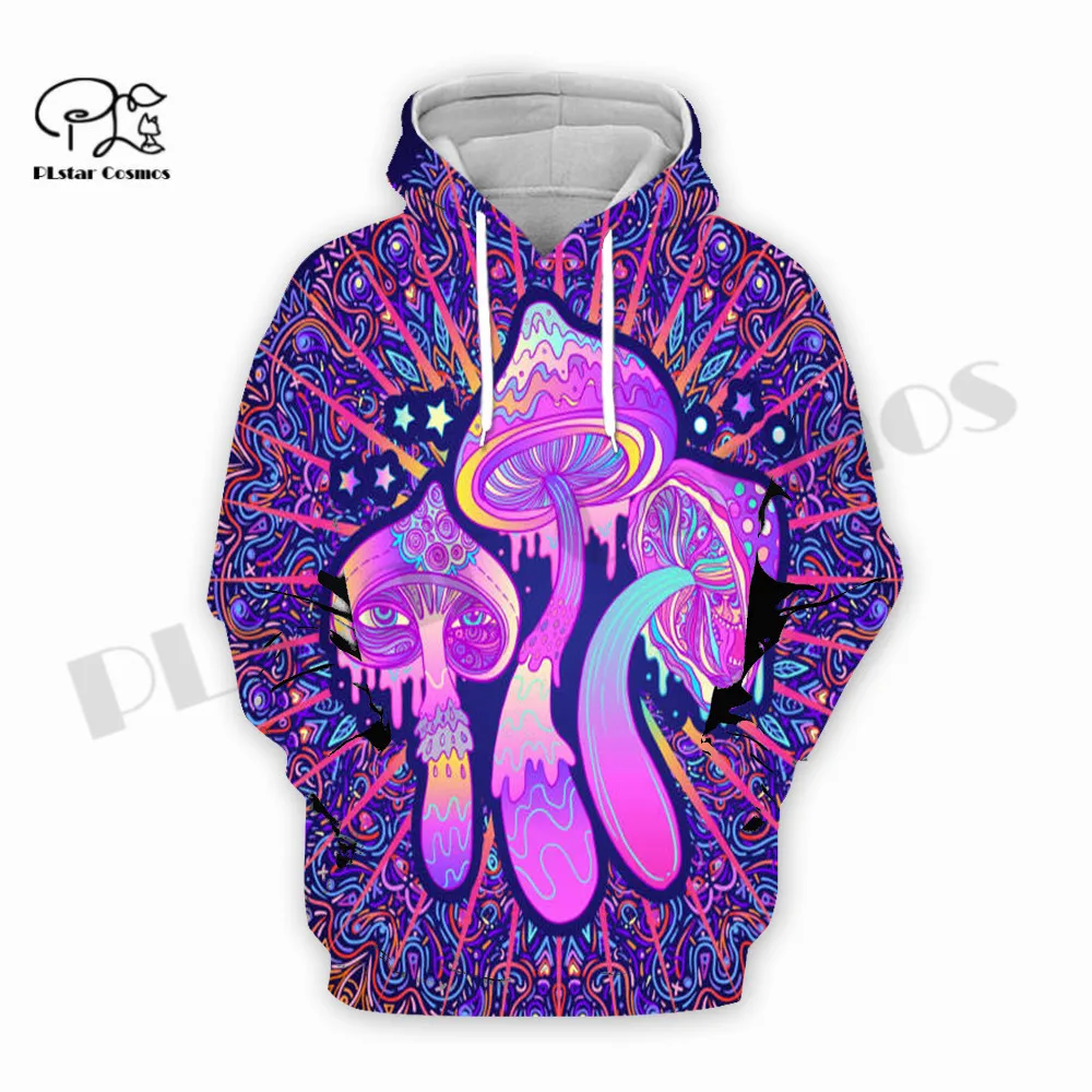 

PLstar Cosmos 3Dprinted Newest Mushroom Hippie Lover Weed Skull Harajuku Casual Streetwear Unique Unisex Hoodies/Sweatshirt/Zip1
