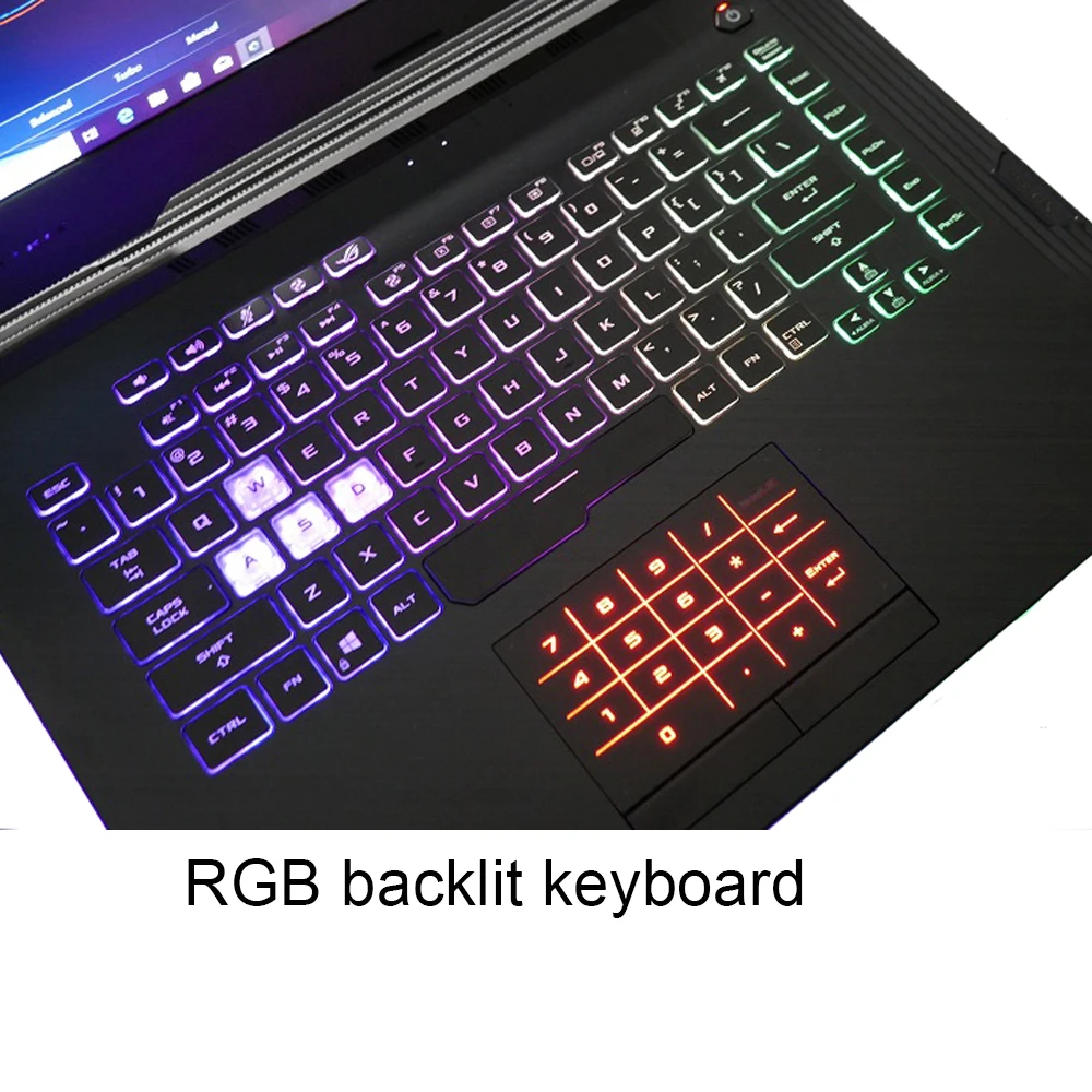 Teclado para Asus Noruega Laptops Zephyrus Ga502 iu Ga502du Ga502iv Gaming Portátil Teclados Cor Backlight 0kn1 971nd21 Rgb Rog - Imagem 6