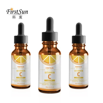 

Firstsun vitamine C sérum blanchissant acide hyaluronique crème visage & vitamine E-sérum VC Anti-âge blanchissant bio 10 ml TSL
