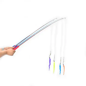 

Pet Cat Interactive Toys Funny Cat Telescopic Feather Rod Teaser Rod Wand Interactive Toys Funny Stick Cat Training Supplies