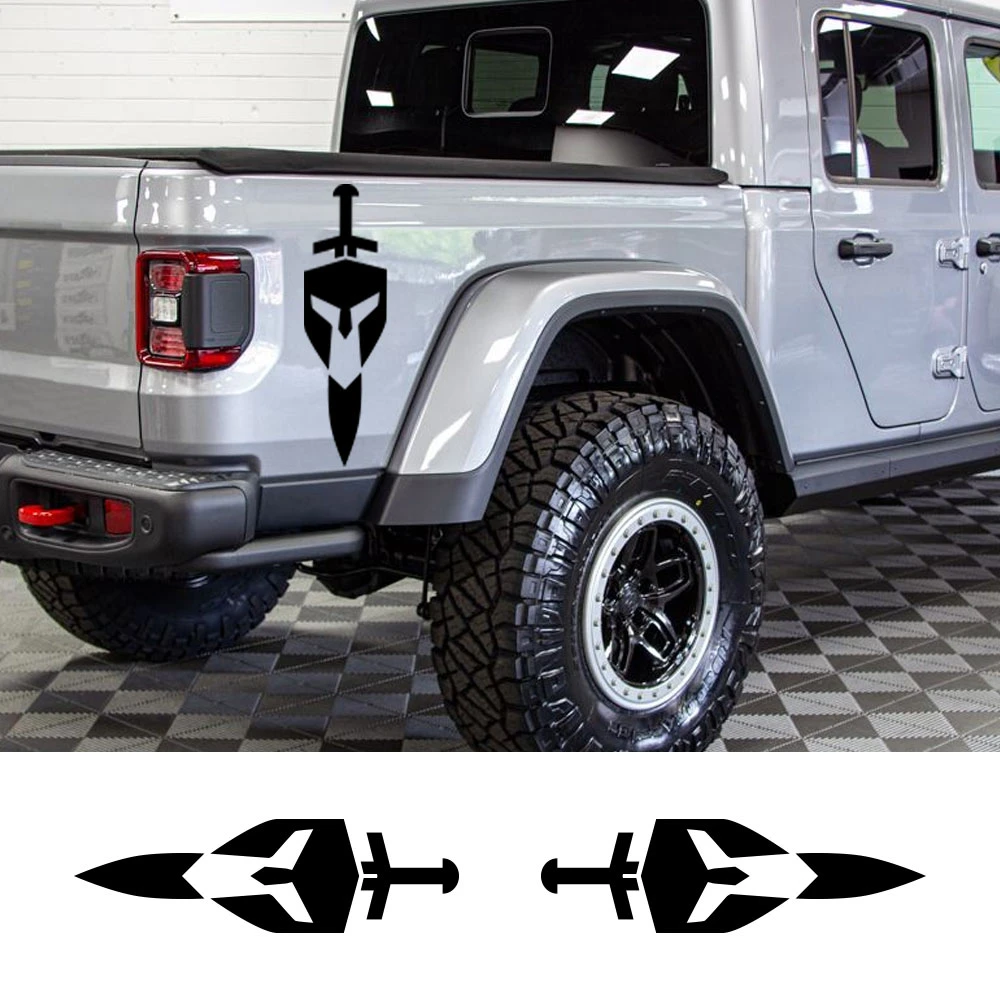 Jeep Gladiator JT Large Star/Bar Vinyl Graphics ubicaciondepersonas