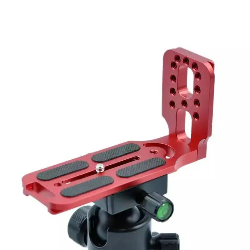 Soporte Universal en L para cámara, placa en L de liberación rápida, tornillo de 1/4 pulgadas, vídeo Vertical suizo, Compatible con Nikon, Canon, Sony, Fuji - Imagen 3