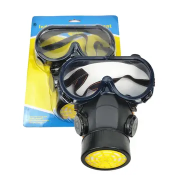 

Industrial Gas Mask Respirator Anti Dust Filtter Goggles For Spray Chemical