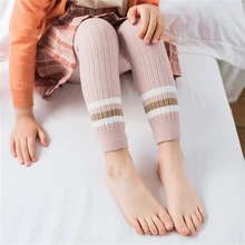 Pantalones de nueve puntos para niña, mallas con rodilleras para niño, pantimedias de algodón para bebé, ropa para niña, Capris para niño
