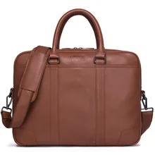 Ретро Мужская одноцветная сумка портфель из искусственной кожи Большая вместительная сумка на плечо повседневный деловой портфель для ноутбука коричневого цвета