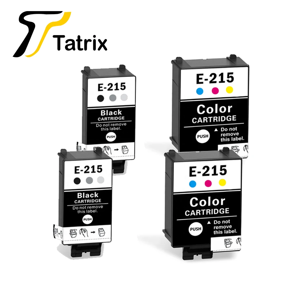 2 set Tatrix для Epson E-215 T215 BK T215 CL совместимые картриджи для Epson Workforce WF-100/WF100 принтера - Цвет: 2 set