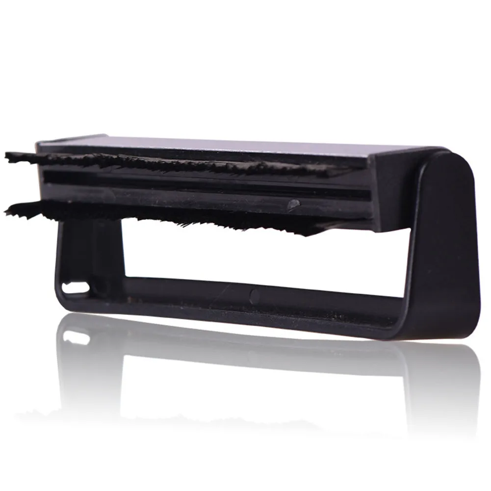 Очиститель поворотных столов очистка черный аудио ручка Винил мягкий инструмент для очистки Pad углеродное волокно антистатические фонограф запись кисти