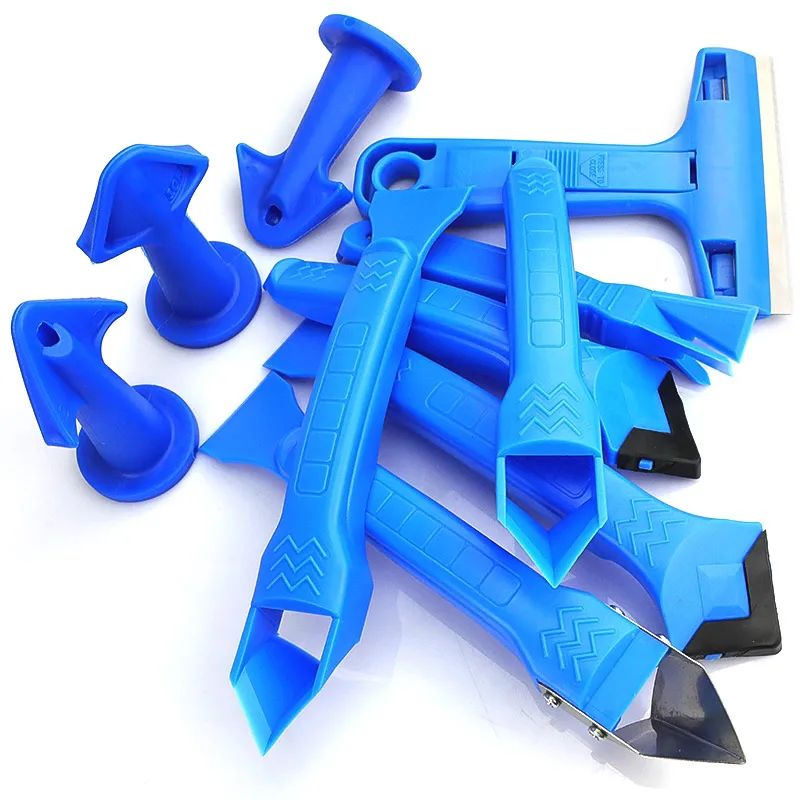 

Glue Nozzle Scraper Caulking Grouting Sealant Finishing Clean Remover Tool 3Pcs Scraper