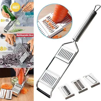 

Multi-purpose Vegetable Slicer Stainless Steel Grater Cutter Shredders Fruit Potato Peeler Carrot Grater Kitchen Supplies Tools