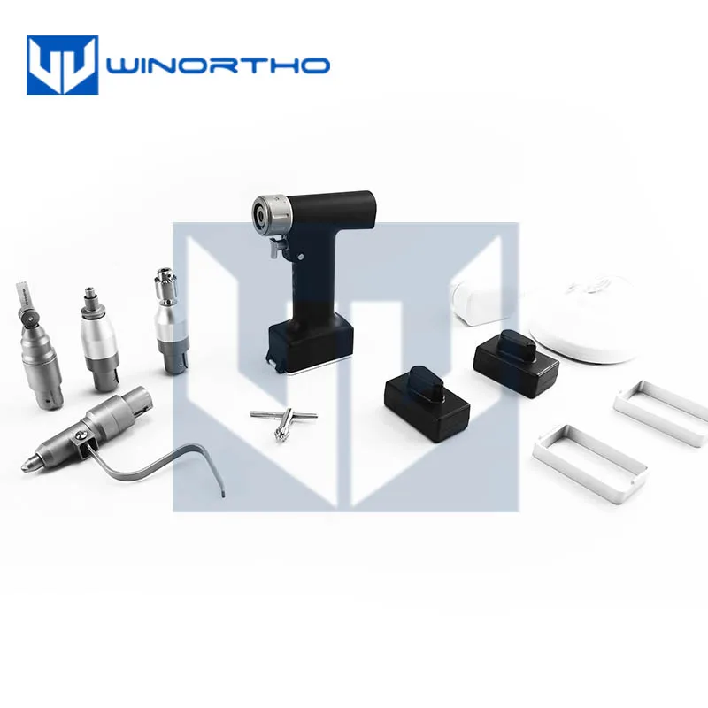 US $2.080.00 Lithium Battery Powered Brushless Multifunction Bone Drill Set Cannulated Acetabulum Reamer Saggital Saw Connectors Orthopedic