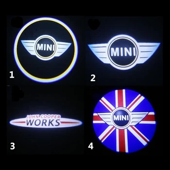 

2Pcs For BMW Mini Cooper S JCW One R50 R53 R55 R56 R60 F55 F56 R58 R59 Countryman Paceman Led Car Door Welcome light Projection