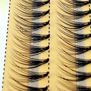 

10D Grafting False Individual Eyelash Extensions Clusters C Curl Volume Individual Eyelashes Pre Made Fans