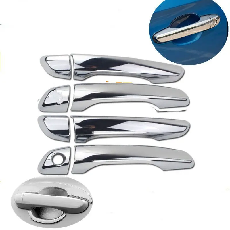 Chrome Door Handle Cover Cup Bowl Molding Catch Garnish Overlay Cap For Hyundai Creta Hyundai Ix25 2015 car door moulding trim,window door cover trim,door lock cover