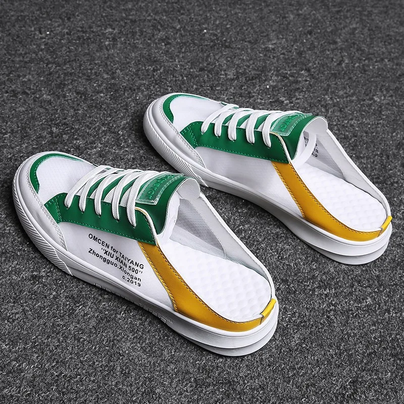 

Slip-on Loafers MEN'S SHOES 2019 Summer ban tuo xie Men Mesh Sneakers New Style Students Tide Shoe Breathable
