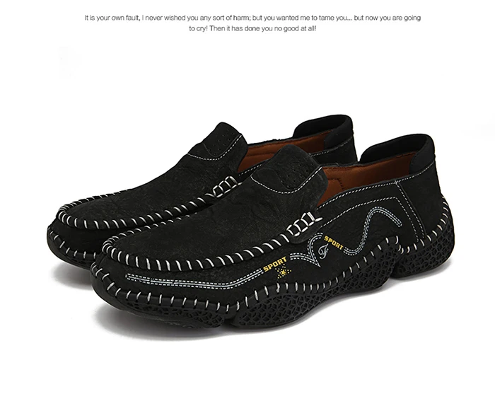 Brand Quality Leather Shoes Men Loafers 2020 New Breathable Men's Casual Driving Oxfords Shoes Men Flats shoes Moccasins Shoes