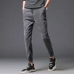 Qian du seignior мужская одежда HZ1813, повседневные спортивные брюки, простой дизайн, модная повседневная одежда