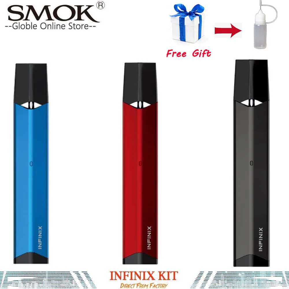 Аутентичный SMOK Infinix комплект 250 мАч встроенный аккумулятор 2 мл Pod набор
