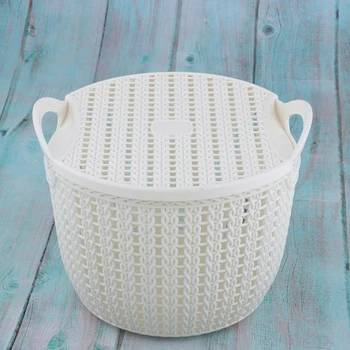 

Plastic Storage Washing Bathroom Basket Jewelry Make Up Towel Laundry Toy Organizer