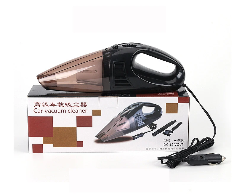 wired(12V DC) Автомобильный пылесос высокой мощности 100 Вт Портативный Ручной пылесос для сухой и влажной уборки автомобильный пылесос 12 В/220 В Домашний Беспроводной - Цвет: wired(12V DC)