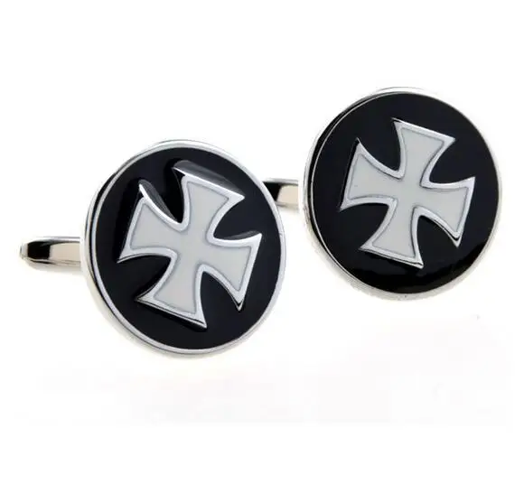10pairs/lot Copper Enamel Cufflinks Cock Rooster Cross Spider Web Pattern Cuff Links Men's Jewelry Wholesale