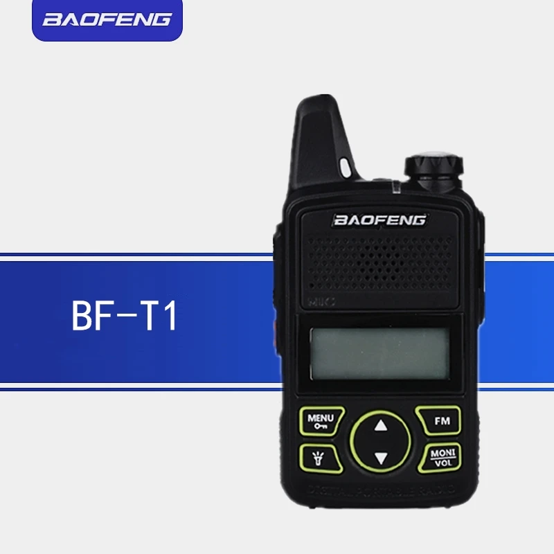 2PCS Baofeng bf t1 walkie talkie Mini Kids radio uhf Portable two way