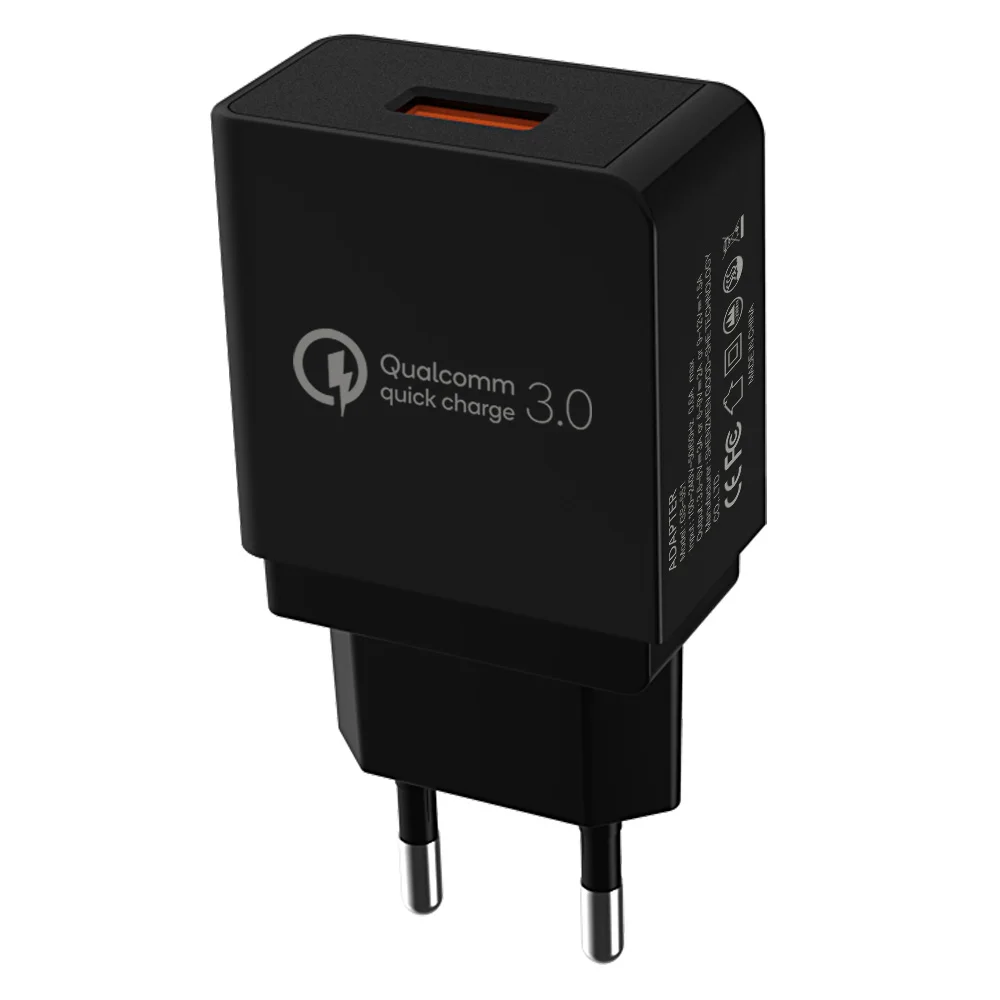 KISSCASE USB быстрое зарядное устройство USB зарядное устройство Quick Charge 3,0 Teavel зарядное устройство для iPhone X XS XR 7 7Plus XS Max samsung S8 S9 A70 Note10
