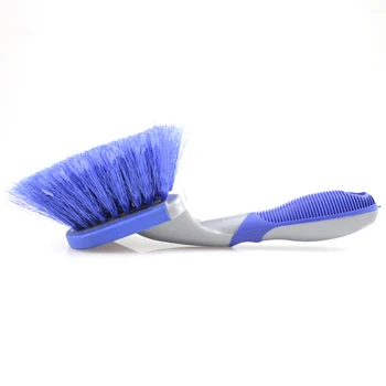 

Hanging Car Washing Wheel Brush Detailing Vehicle Tire Manual Tool Scrubber Rim Cleaning Auto Labor Saving Handle Soft Bristles