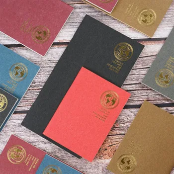 

Retro Foil Gold Cover Travelers Notebook Refill Filler Paper For Midori Planner Bullet Journal Insert Refill Standard Passport