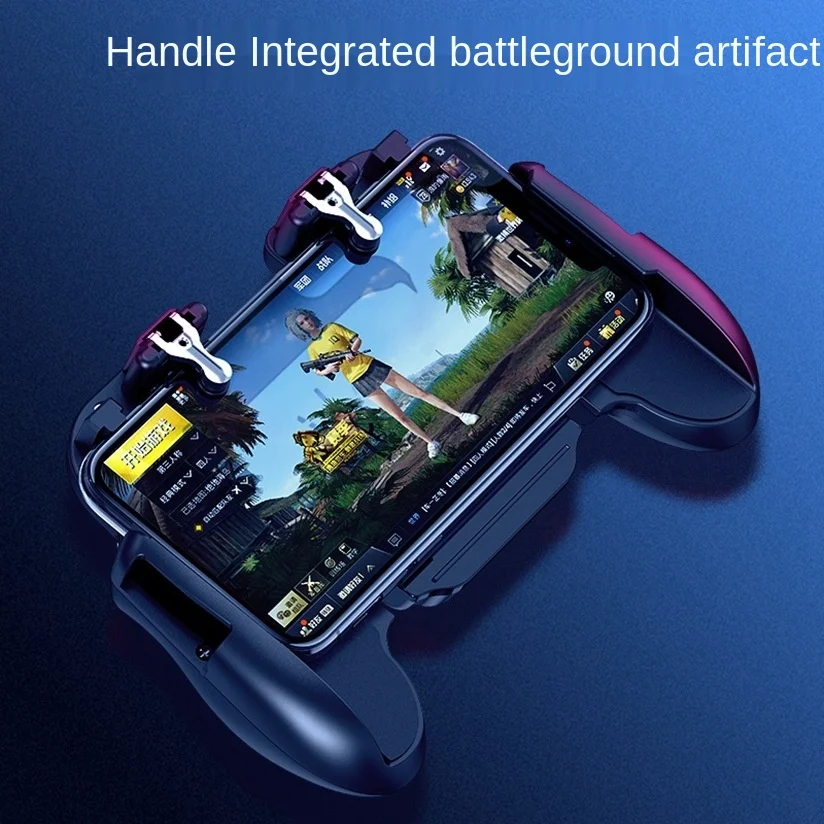 Hot style H5 artifact one-piece and eat chicken, and the game accessories buttons triad mobile phones radiator game joystick