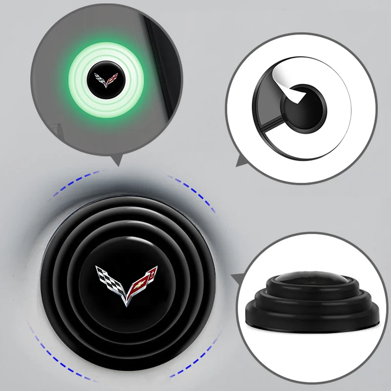 Shock Stickers Absorber Car Door Auto Soundproof Buffer Pier For Chevrolet CORVETTE Styling | Автомобили и мотоциклы